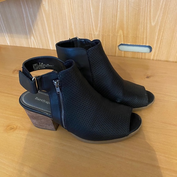 Peep Toe Booties - Picture 3 of 4